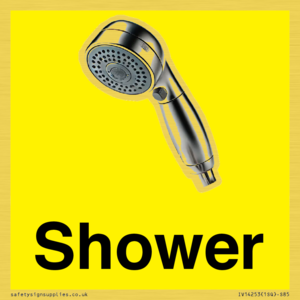 Shower Dementia Friendly Yellow 